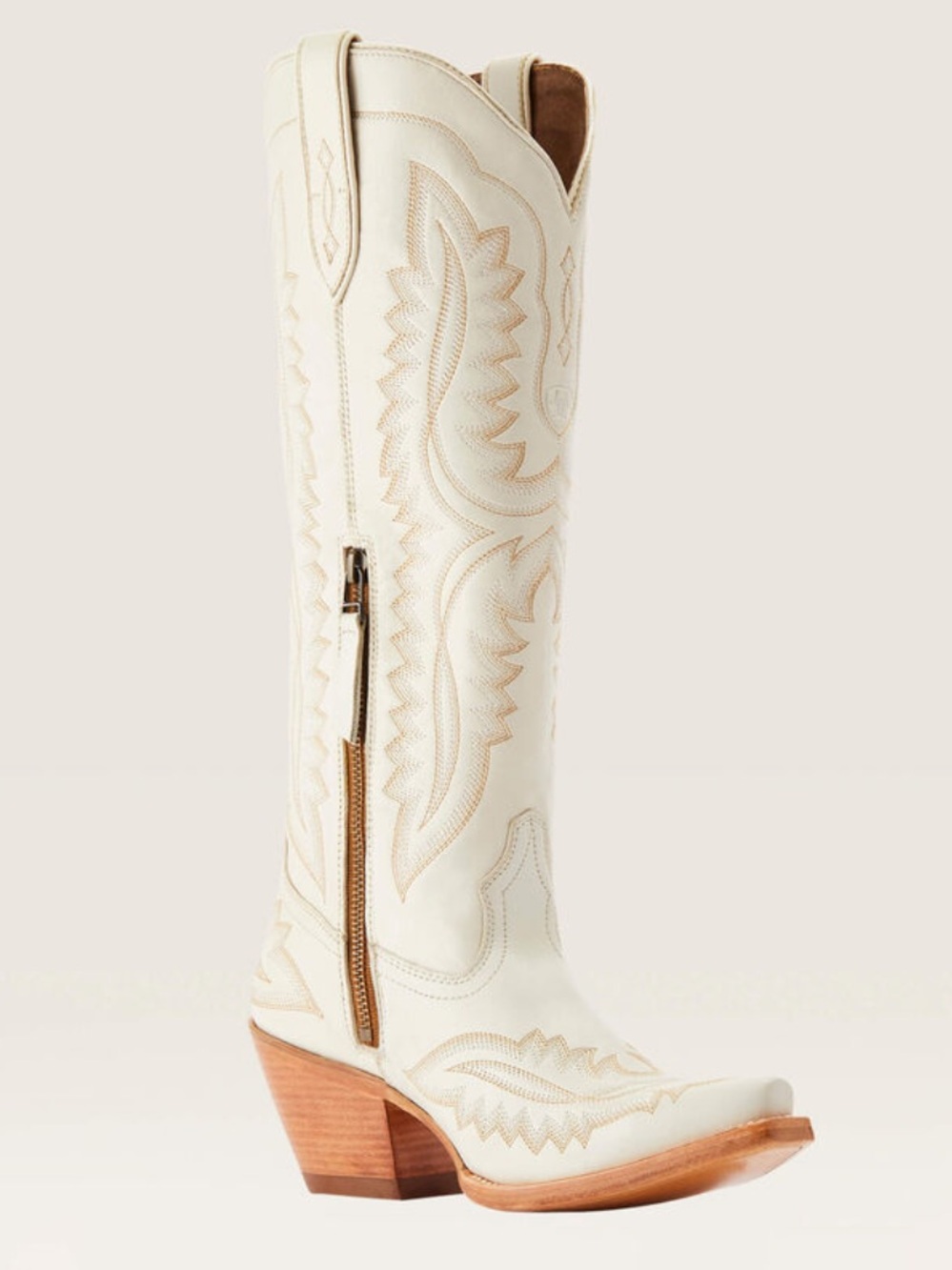 NWT Ariat Casanova X toe Blanco Ivory Cream Western Boots| Blanco Size 10 - Picture 5 of 16